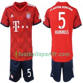 Tenue Bayern Munich Hummels 5 Enfant Domicile 2018-2019 Maillot de Foot